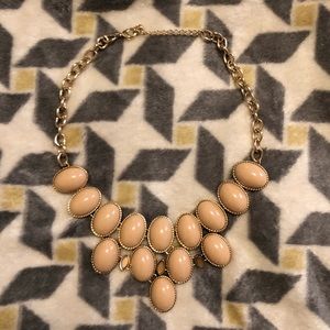 Chunky Cream Boho Statement Necklace
